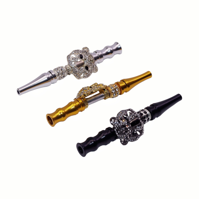 Luxury Bling Hookah Tip Jeweled Shisha Mouthpiece uxury Rhinestone Tiger Cheetah Leopard Hookah Mouthpiece 
