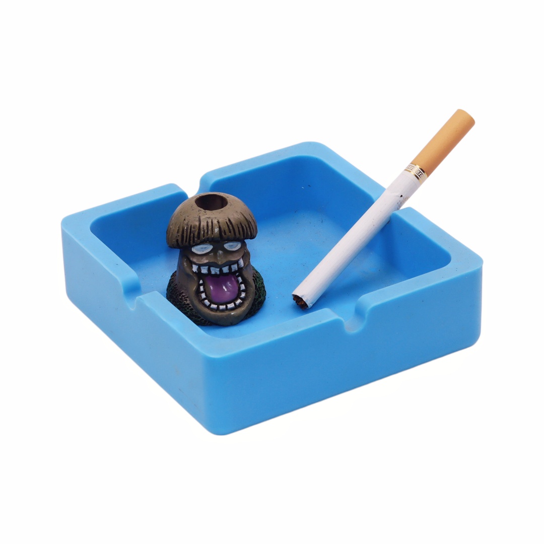 Resin Hand Painted Novelty Funny Mushroom Cigarette Snuffer Cartoon Character Cigarette Extinguisher Home Weird Resin Smoking Accessories