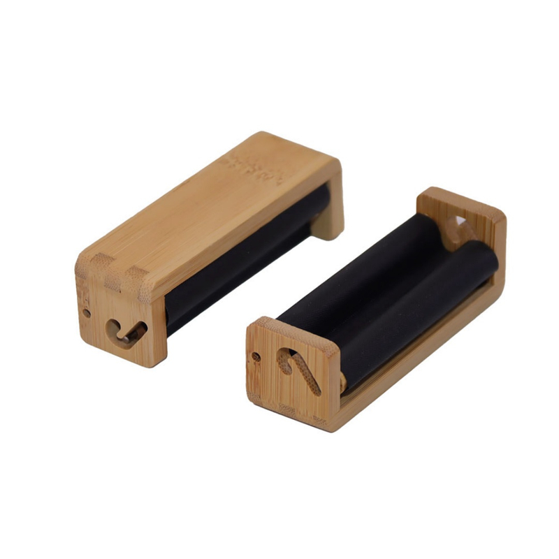 Bamboo Manual Cigarette Rolling Machine Portable 70mm/110mm Tobacco Roller Eco-Friendly Wood Cigarette Maker for DIY Smoking Accessories