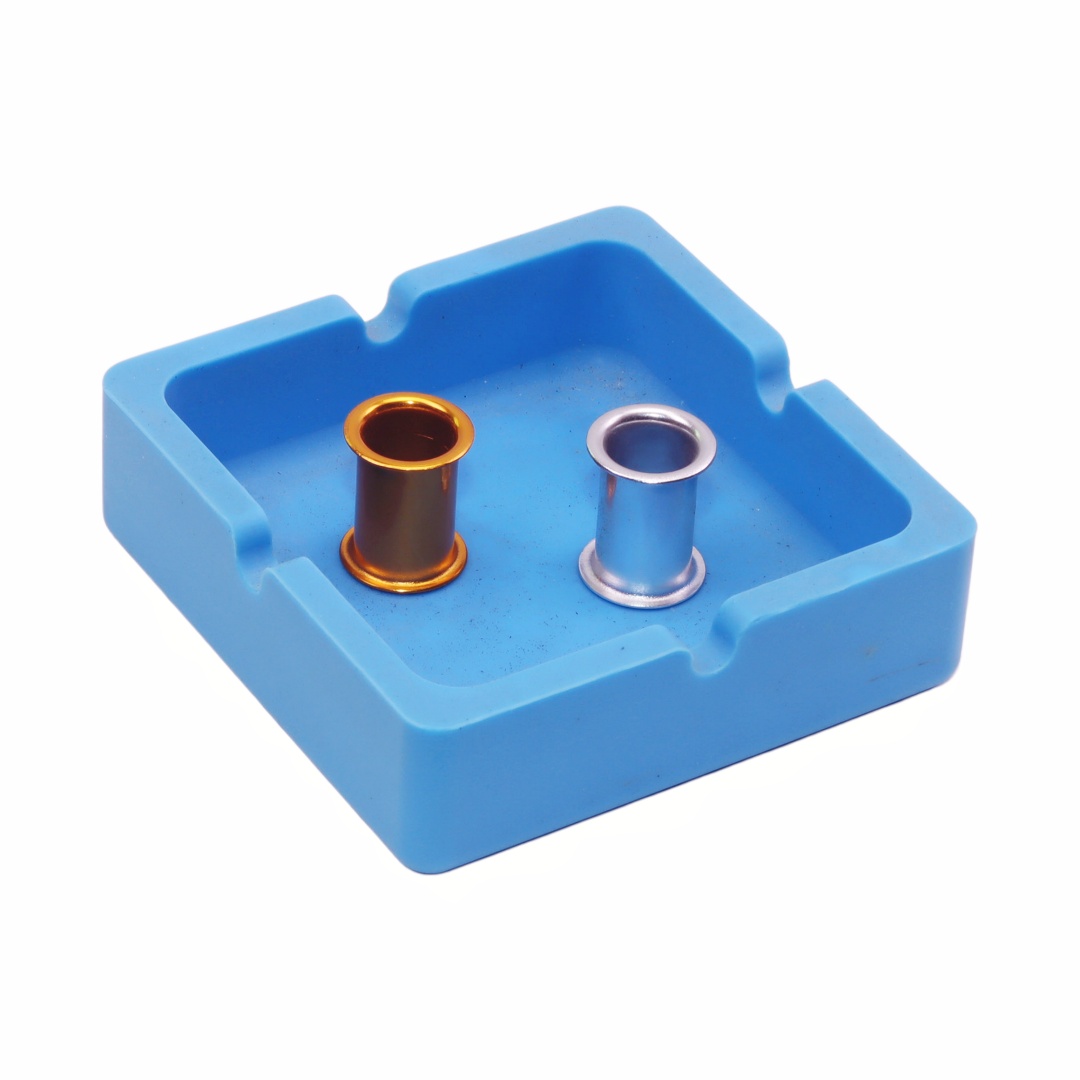6 Pack Flared End Cylindrical Cigar Snuffer Spool Shaped Cigar Snuffer Cigar Snuffer Insert for Home Bar Reusable Metal Cigar Extinguisher
