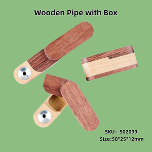 Wooden Monkey Shaped Metal Smoking Pipe Novelty Discreet Tobacco Hand Pipe Unique Mechanic Themed Gift for Smokers