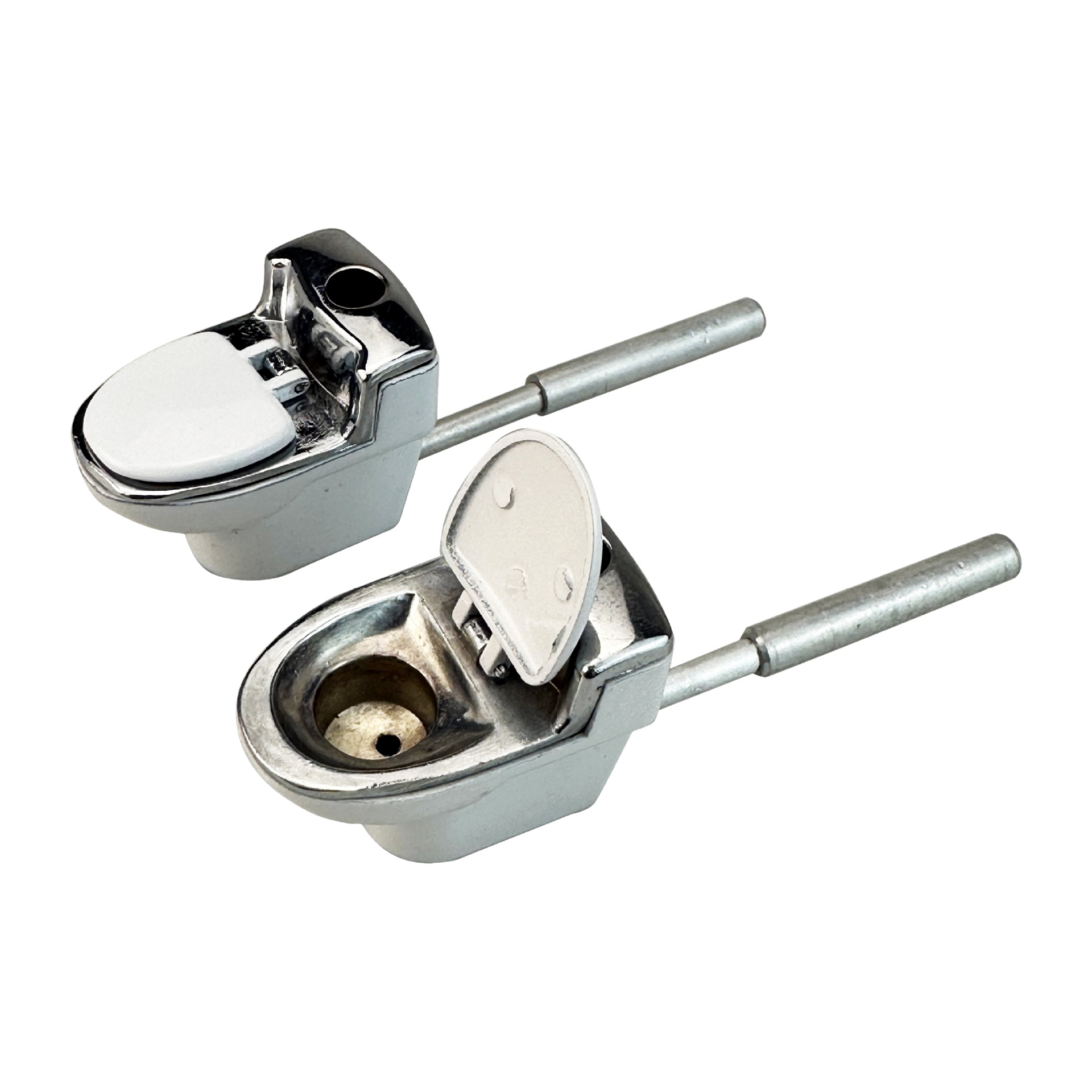 Toilet Shaped Metal Smoking Pipe Novelty Discreet Tobacco Hand Pipe Unique Mechanic Themed Gift for Smokers