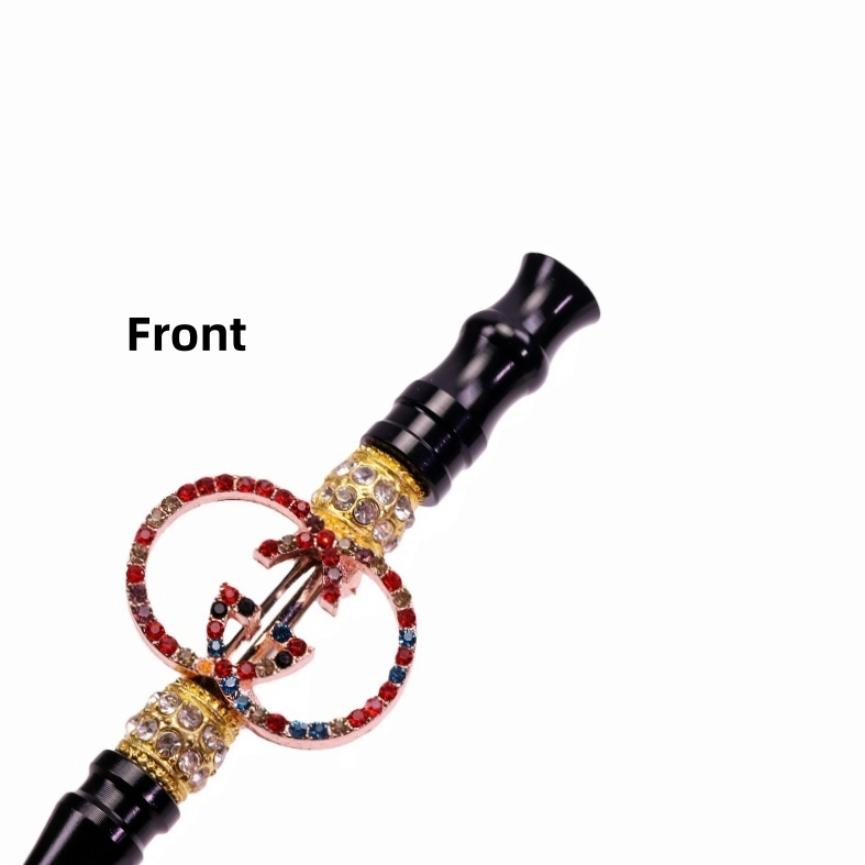 GUCCI Rhinestone Hookah Mouthpiece Diamond Shisha Mouth Tip Luxury Hookah Hose Nozzle Bling Hookah Accessories