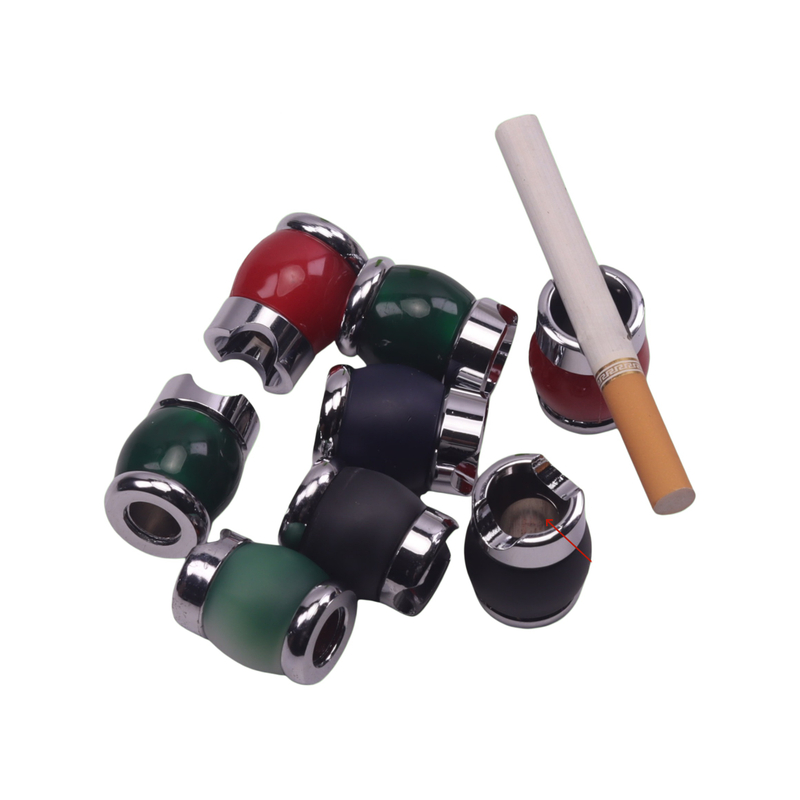 2 Pack Barrel Shape Metal Cigarette Snuffer Extinguisher