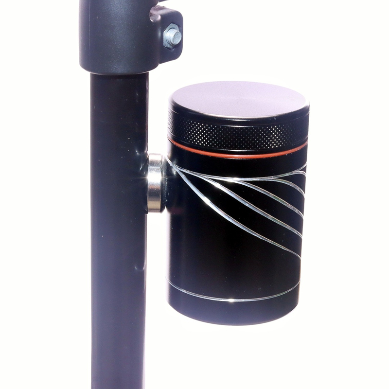 100ml Magnetic airtight stash jar Hidden magneticsmell proof container Metal spice jar with magnet Portable CNC aluminum storage canister Magnet base scent lock jar