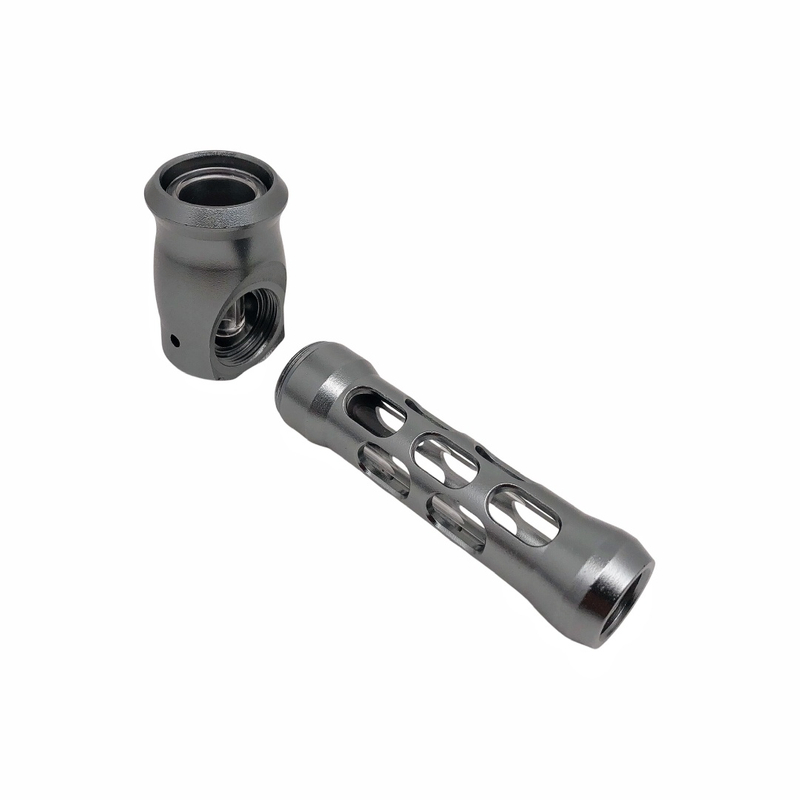 4.13 Inch Multi Color Optional Removable and Easy-to-clean Explosion Proof Glass Core Hollow-carved Design Shaped Aluminum CNC Tobacco Pipes With Pipe Screens And Pipe Cleaners