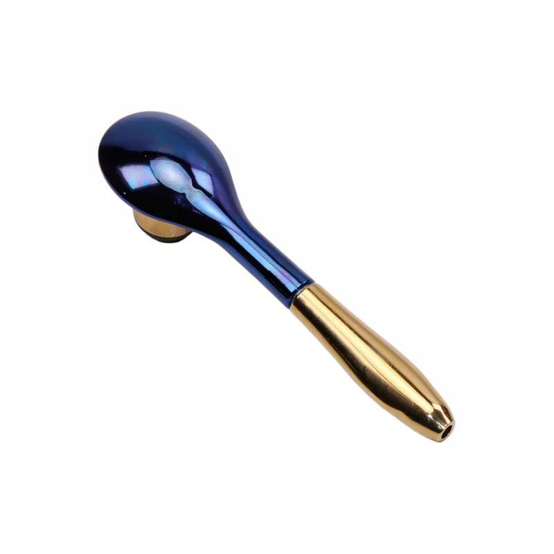 Detachable Portable Rainbow Metal Smoking Pipe Iridescent Gradient Spoon Smoking Pipe Two-Tone Smoking Pipe