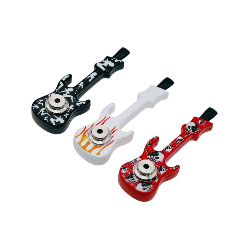 Guitar Shape Tobacco Smoking Pipe for Weed