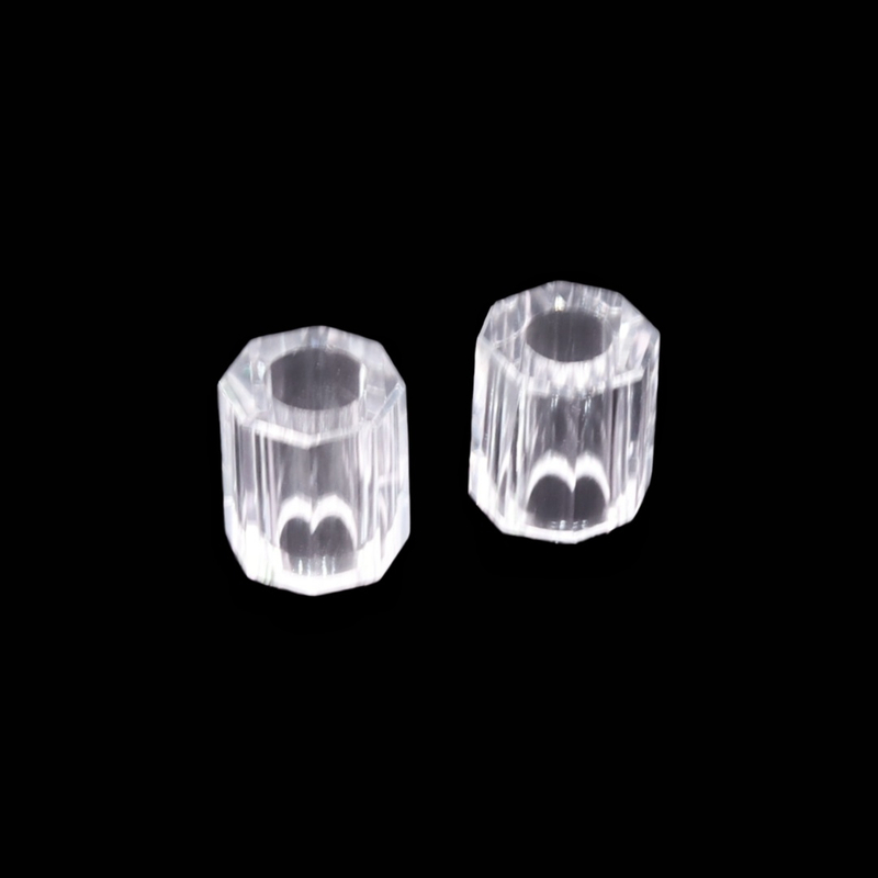 2 Pack Crystal Octagonal Cylindrical Instant Cigarette Snuffer Extinguisher Smoke Stop for Ashtrays for Home Office Bar Smoking Accessories Gifts
