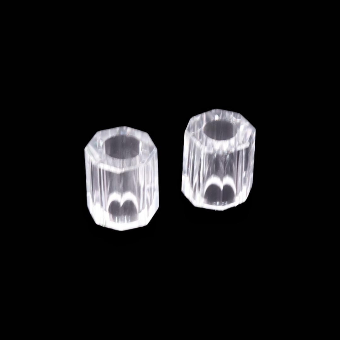 2 Pack Crystal Octagonal Cylindrical Instant Cigarette Snuffer Extinguisher Smoke Stop for Ashtrays for Home Office Bar Smoking Accessories Gifts