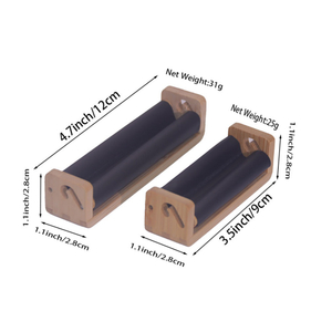 Bamboo Manual Cigarette Rolling Machine Portable 70mm/110mm Tobacco Roller Eco-Friendly Wood Cigarette Maker for DIY Smoking Accessories