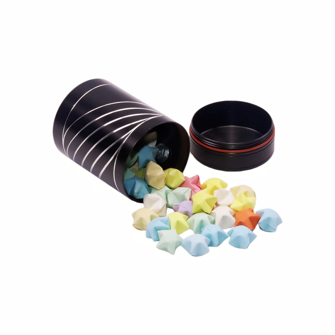100ml Magnetic airtight stash jar Hidden magneticsmell proof container Metal spice jar with magnet Portable CNC aluminum storage canister Magnet base scent lock jar
