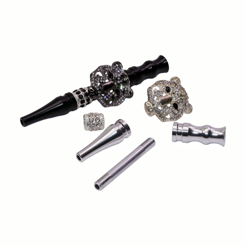 Luxury Bling Hookah Tip Jeweled Shisha Mouthpiece uxury Rhinestone Tiger Cheetah Leopard Hookah Mouthpiece 