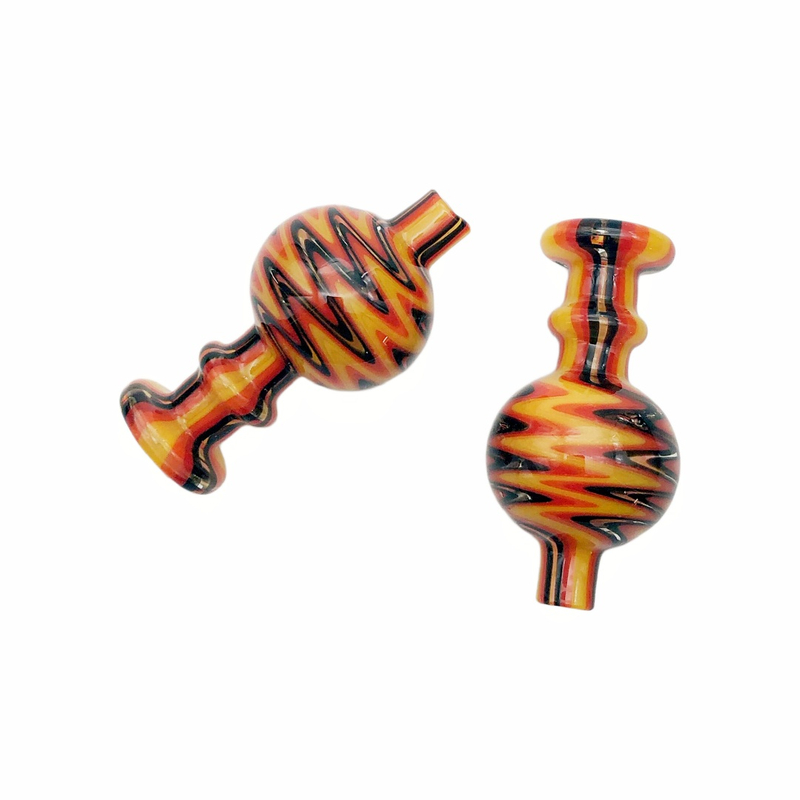 Wig Wag Spiral Swirl Glass Carb Cap Dab Tool for Glass Bongs & Rigs