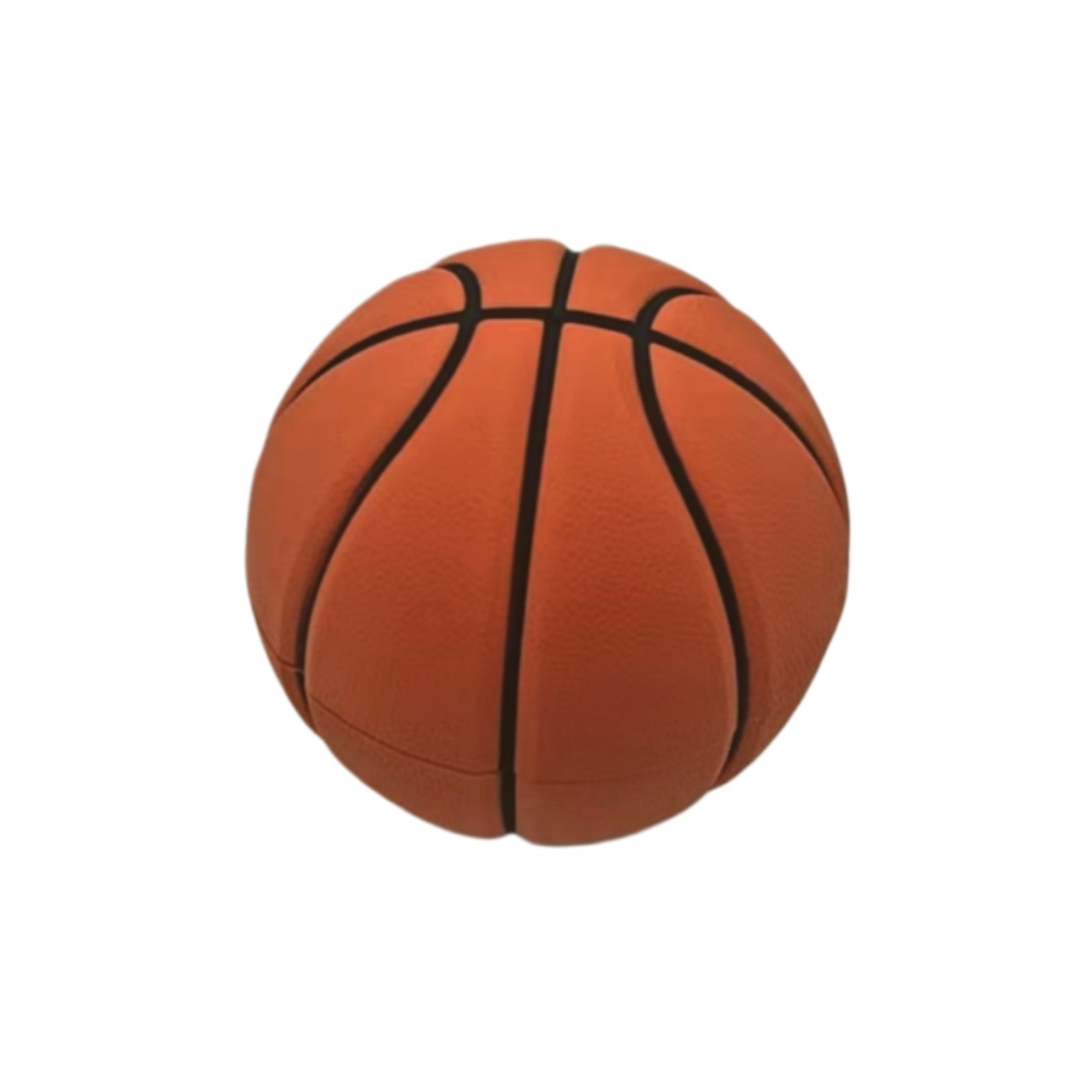 Basketball Herb Grinder 2.83" 4 Piece Sports Themed Spice & Tobacco Grinder with Sharp Metal Teeth Portable Novelty Grinder for Dry Herbs