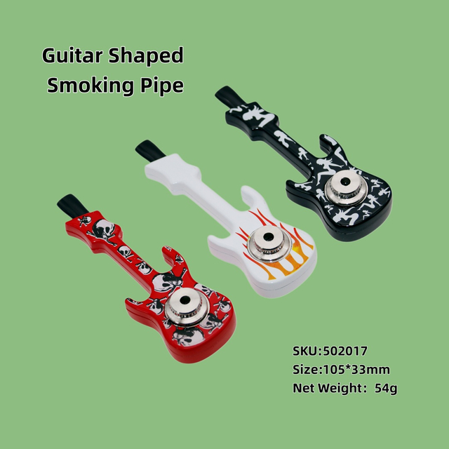 Guitar Shape Tobacco Smoking Pipe for Weed