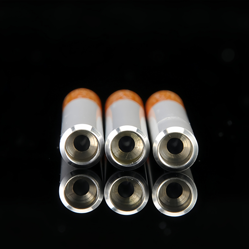 78mm 3 inches Cigarette Shaped Portable Aluminum Mini One Hitter Pipe Durable Metal Bat Pipe for Dugout