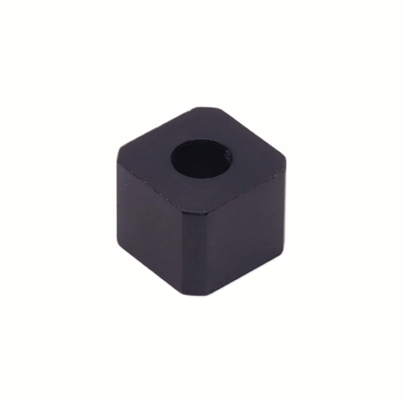 Square Block Shape CNC Portable Durable Aluminum No Ash Cigarette Extinguisher for Bar Cube Shape Smokeless Cigarette Snuffer for Ashtry
