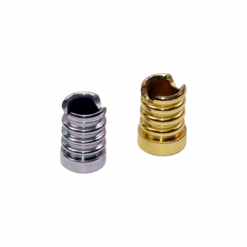 2 Pack Gold/Silver Ribbed Conical Metal Cigarette Snuffer Threaded Tapered Cigarette Extinguisher Reusable Ribbed Metal Cigarette Snuffer