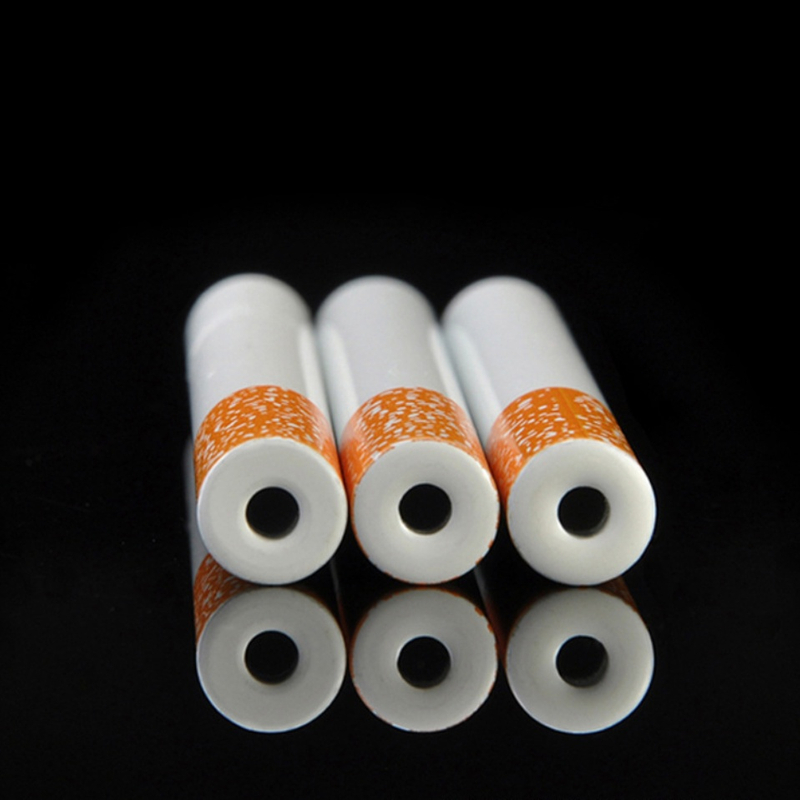 78mm 3 inches Cigarette Shaped Portable Aluminum Mini One Hitter Pipe Durable Metal Bat Pipe for Dugout