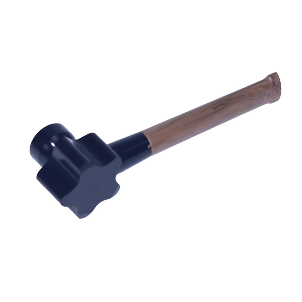 5pcs Shiny Metal Tobacco Pipe 3-in-1 Multi-Function Tool Travel Smoking Pipe Kit With Pipe Screen for Weeds