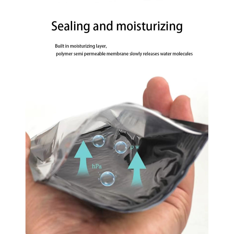 Resealable Cigar Humidity Bag | Portable Travel Cigar Humidifying Pouch with Clear Window