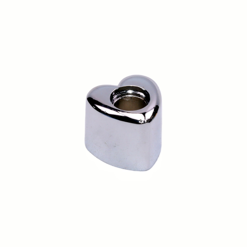3D Heart Shaped Portable Durable Metal No Ash Cigarette Extinguisher Smokeless Cigarette Snuffer for Smoking