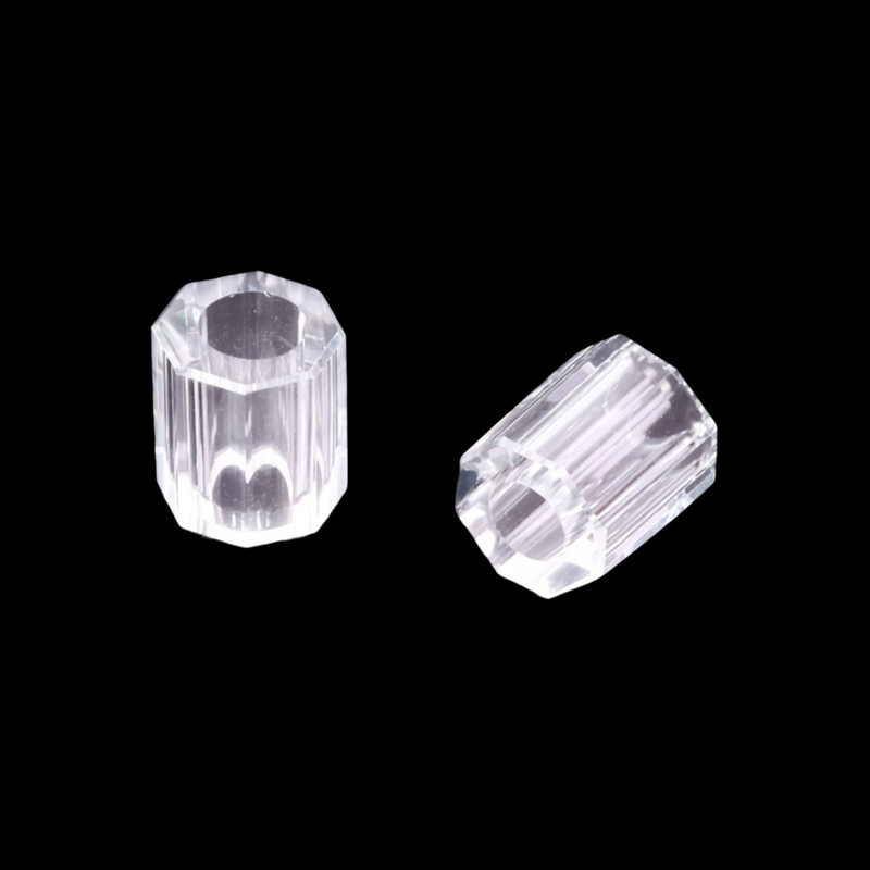 2 Pack Crystal Octagonal Cylindrical Instant Cigarette Snuffer Extinguisher Smoke Stop for Ashtrays for Home Office Bar Smoking Accessories Gifts