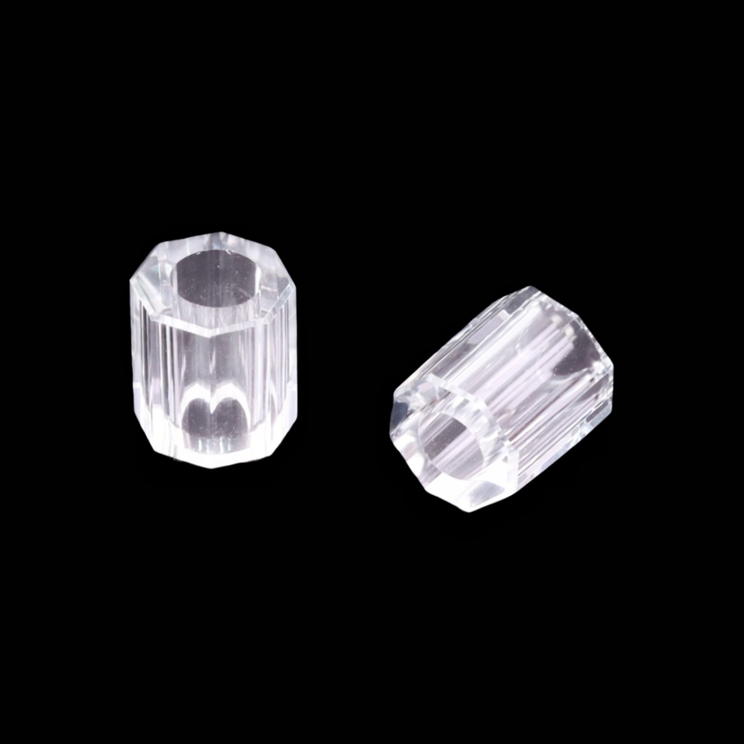 2 Pack Crystal Octagonal Cylindrical Instant Cigarette Snuffer Extinguisher Smoke Stop for Ashtrays for Home Office Bar Smoking Accessories Gifts