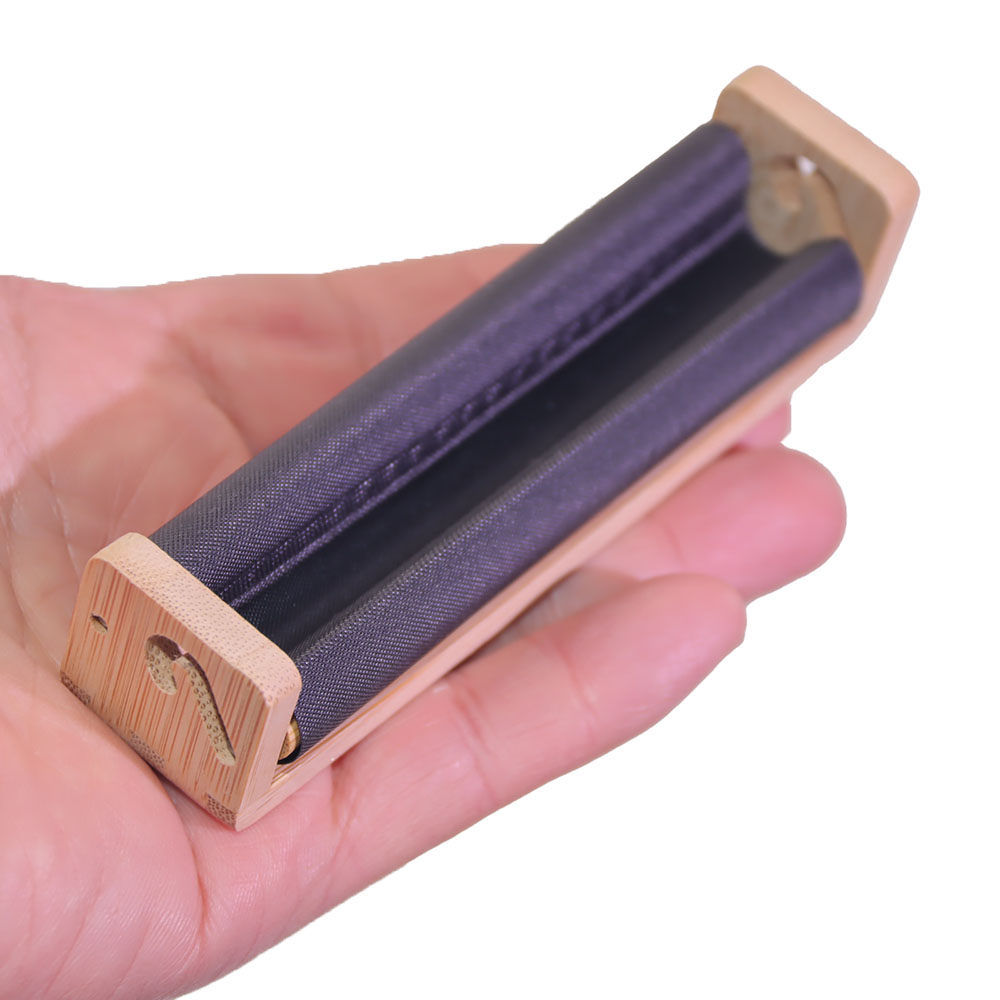 Bamboo Manual Cigarette Rolling Machine Portable 70mm/110mm Tobacco Roller Eco-Friendly Wood Cigarette Maker for DIY Smoking Accessories
