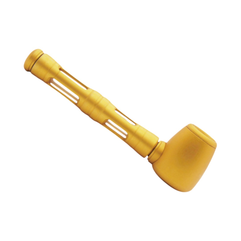 Durable Portable Aluminum Metal Detachable Tobacco Pipe With 2 Booklets Pipe Screen & Rod for Smoking