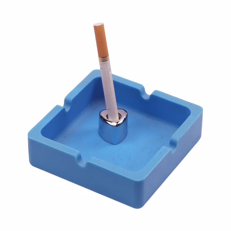 3D Heart Shaped Portable Durable Metal No Ash Cigarette Extinguisher Smokeless Cigarette Snuffer for Smoking