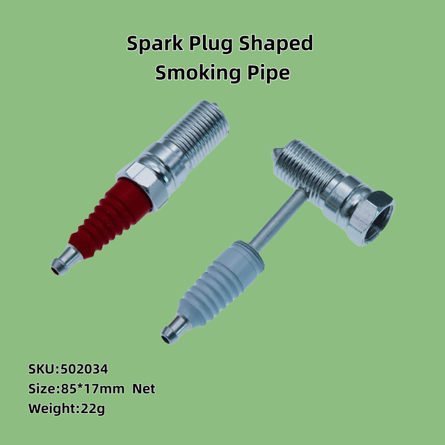 Hidden Spark Plug Shape Tobacco Smoking Metal Pipe for Weed
