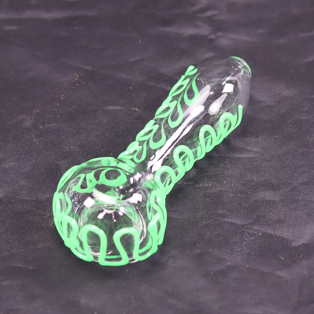 4 Inch Handheld Glass Hand Pipe with Vibrant Fruit Color Twisted Design Compact Portable Colorful Glass Pipe Trendy Aesthetic Style Highly Sought After by American Young Adults