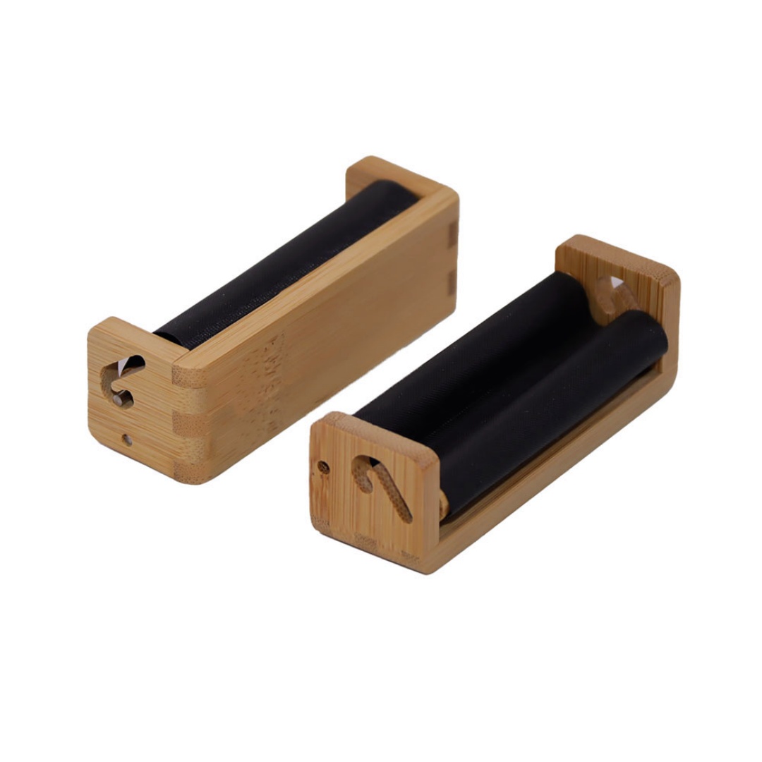 Bamboo Manual Cigarette Rolling Machine Portable 70mm/110mm Tobacco Roller Eco-Friendly Wood Cigarette Maker for DIY Smoking Accessories