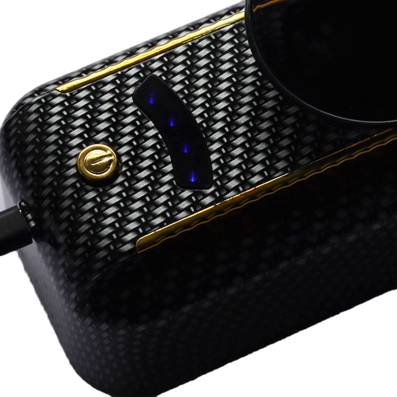 Premium Electric Cigarette Rolling Machine Automatic Tobacco Injector Adjustable Tightness DIY Cigarette Maker with Elegant Purple & Gold Design for Smooth and Consistent Rolls