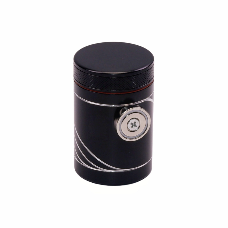 100ml Magnetic airtight stash jar Hidden magneticsmell proof container Metal spice jar with magnet Portable CNC aluminum storage canister Magnet base scent lock jar