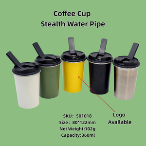Portable Coffee Cup Tumbler Hookah Disguised Hookah Travel Mug 2-in-1 Hookah & Tumbler 