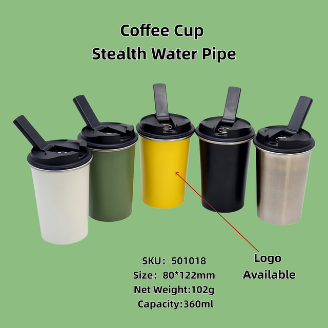 Portable Coffee Cup Tumbler Hookah Disguised Hookah Travel Mug 2-in-1 Hookah & Tumbler 