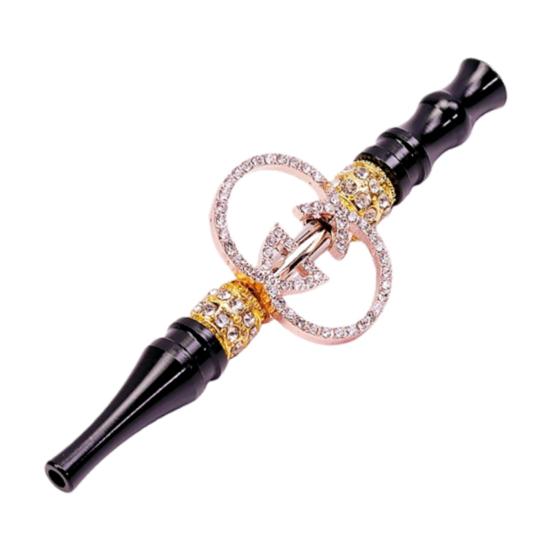 GUCCI Rhinestone Hookah Mouthpiece Diamond Shisha Mouth Tip Luxury Hookah Hose Nozzle Bling Hookah Accessories